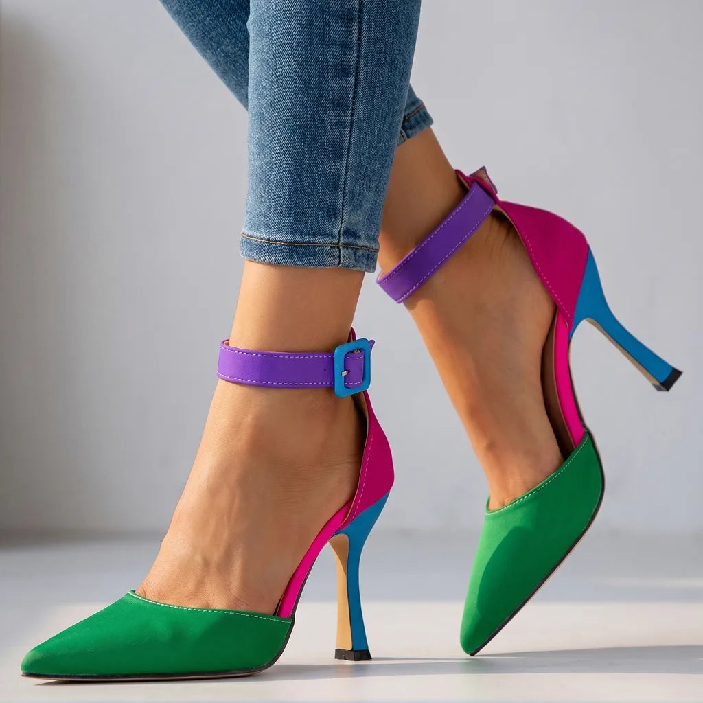 Mila Colorblock Stiletto Heels