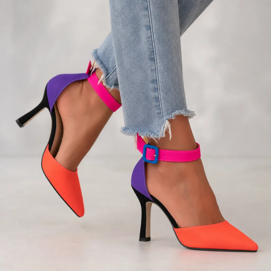 Mila Colorblock Stiletto Heels