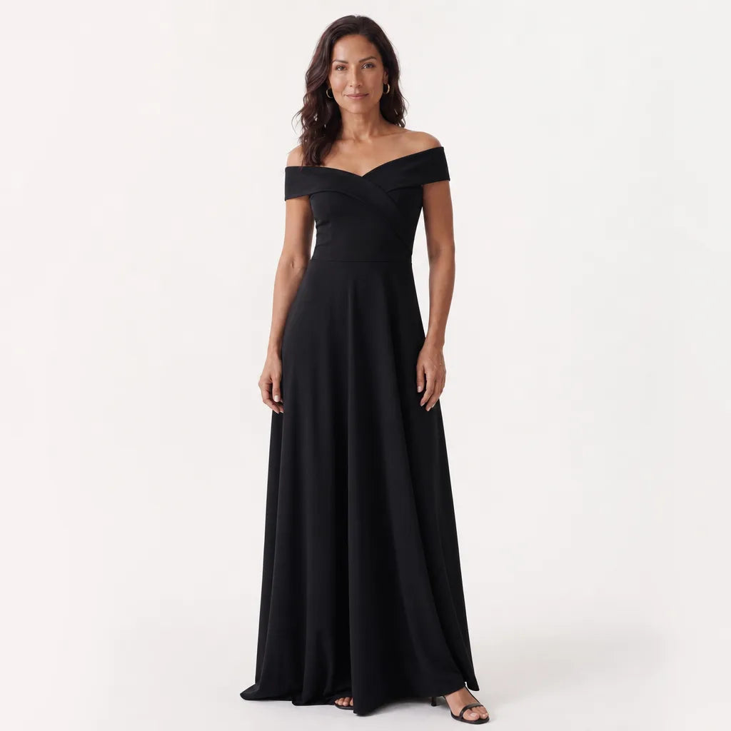 Miley Off-Shoulder Gown