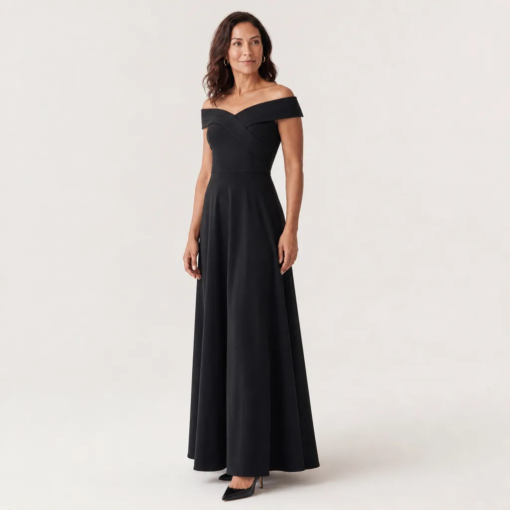 Miley Off-Shoulder Gown
