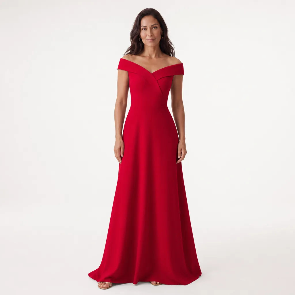 Miley Off-Shoulder Gown