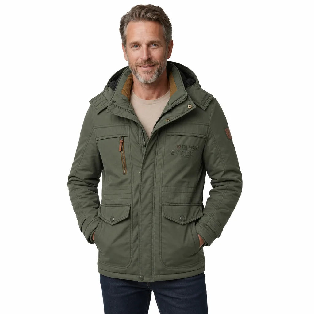 Milton | Mens Warm Winter Parka Jacket