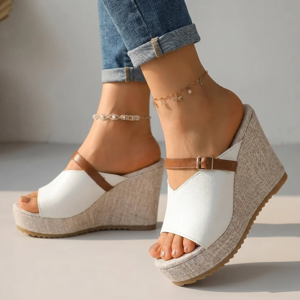 Mira Mini Strap Wedges
