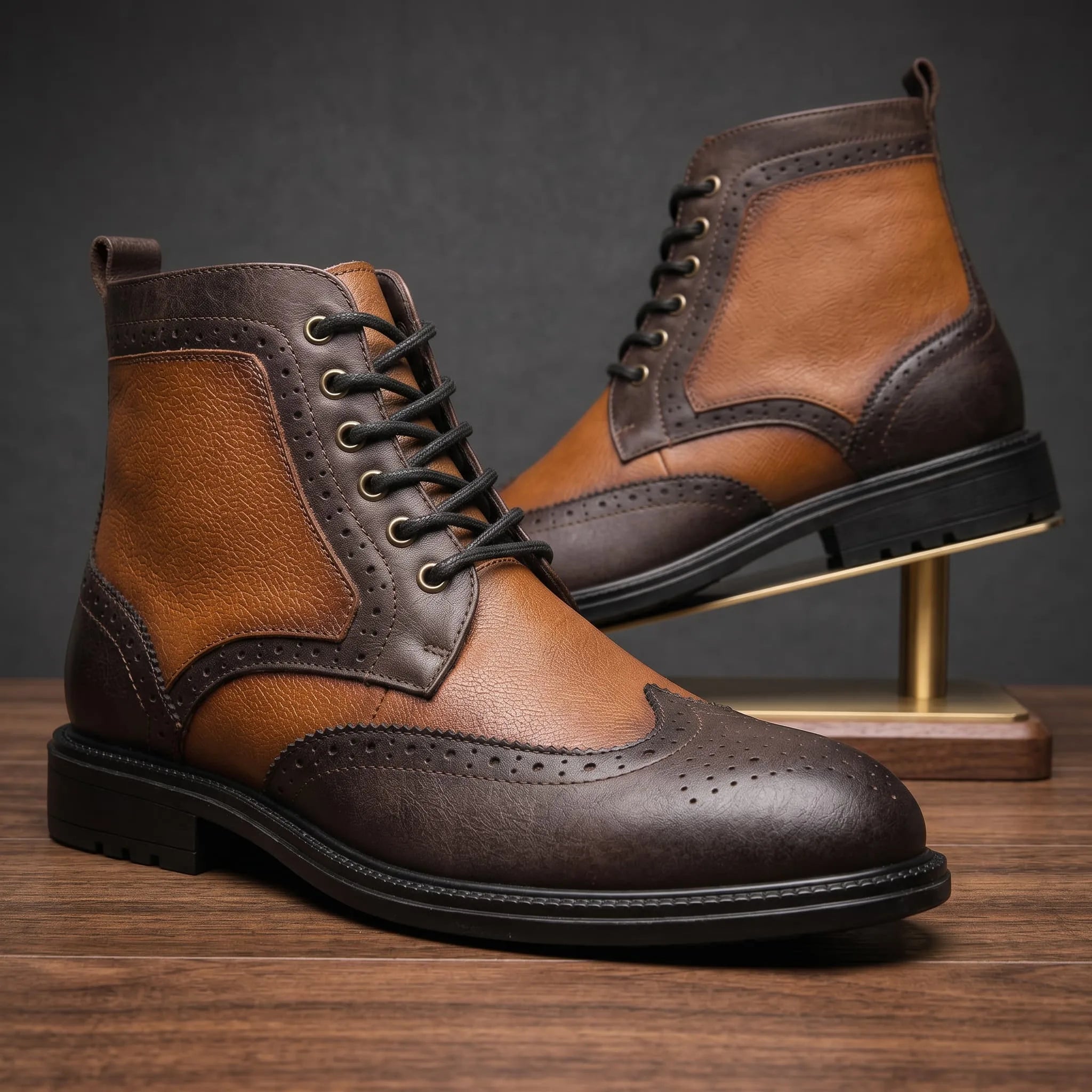Mustang '05 Wingtip Boots