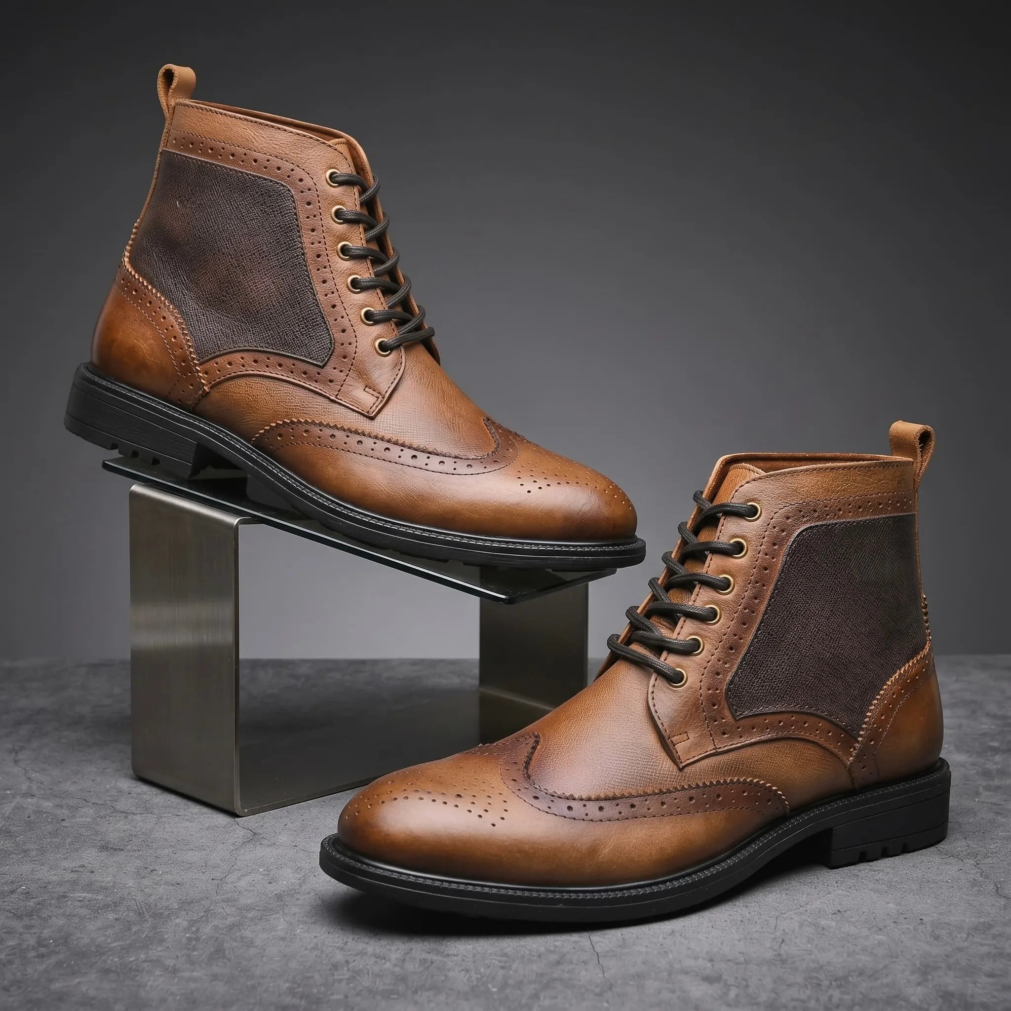 Mustang '05 Wingtip Boots