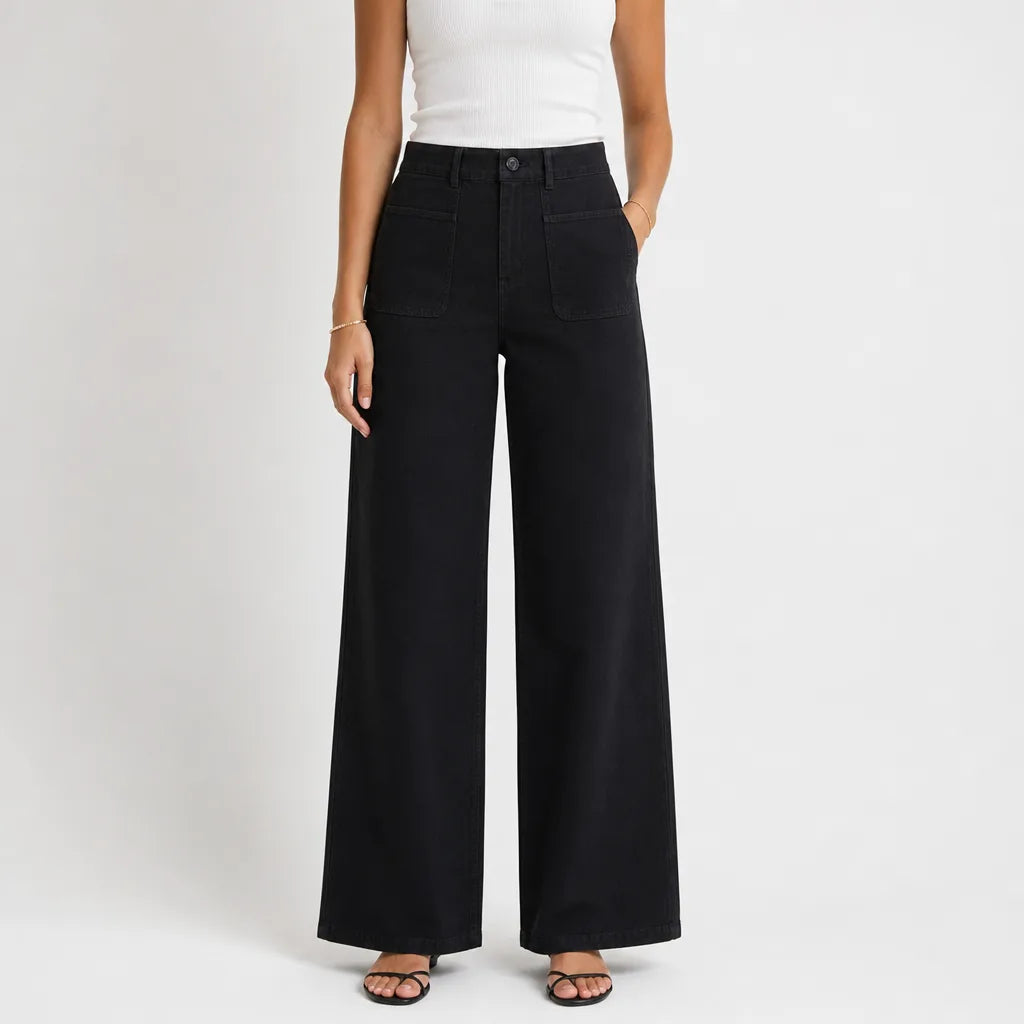 Myah | Womens Baggy Wide Leg Jeans