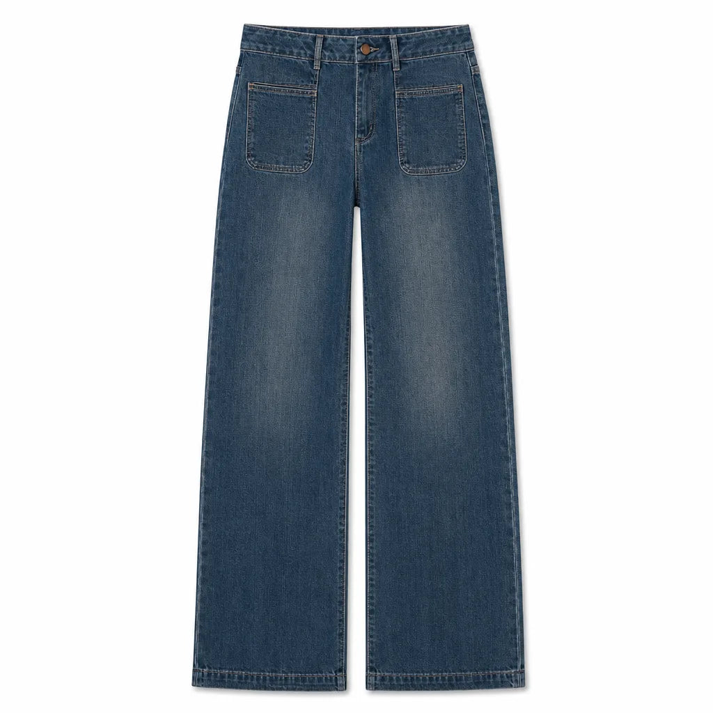 Myah | Womens Baggy Wide Leg Jeans