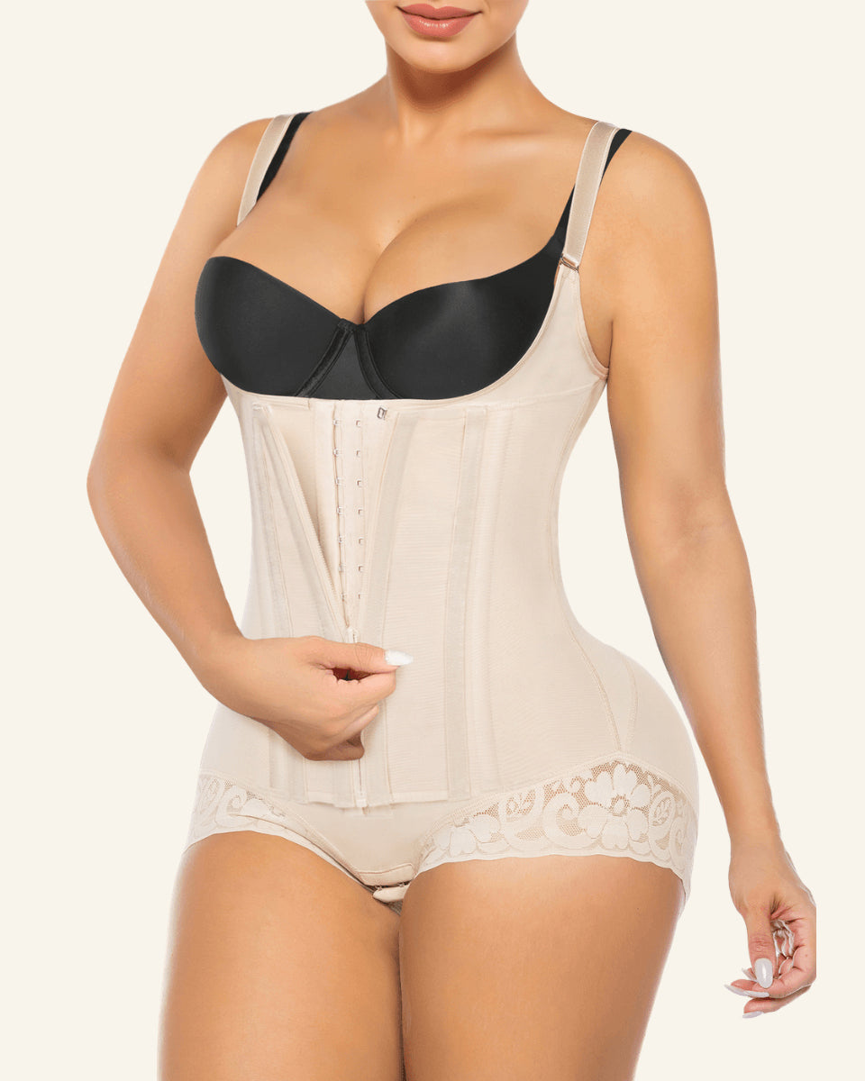 8-Steel-Bone Brief-Style Colombian Faja  - By Qivii