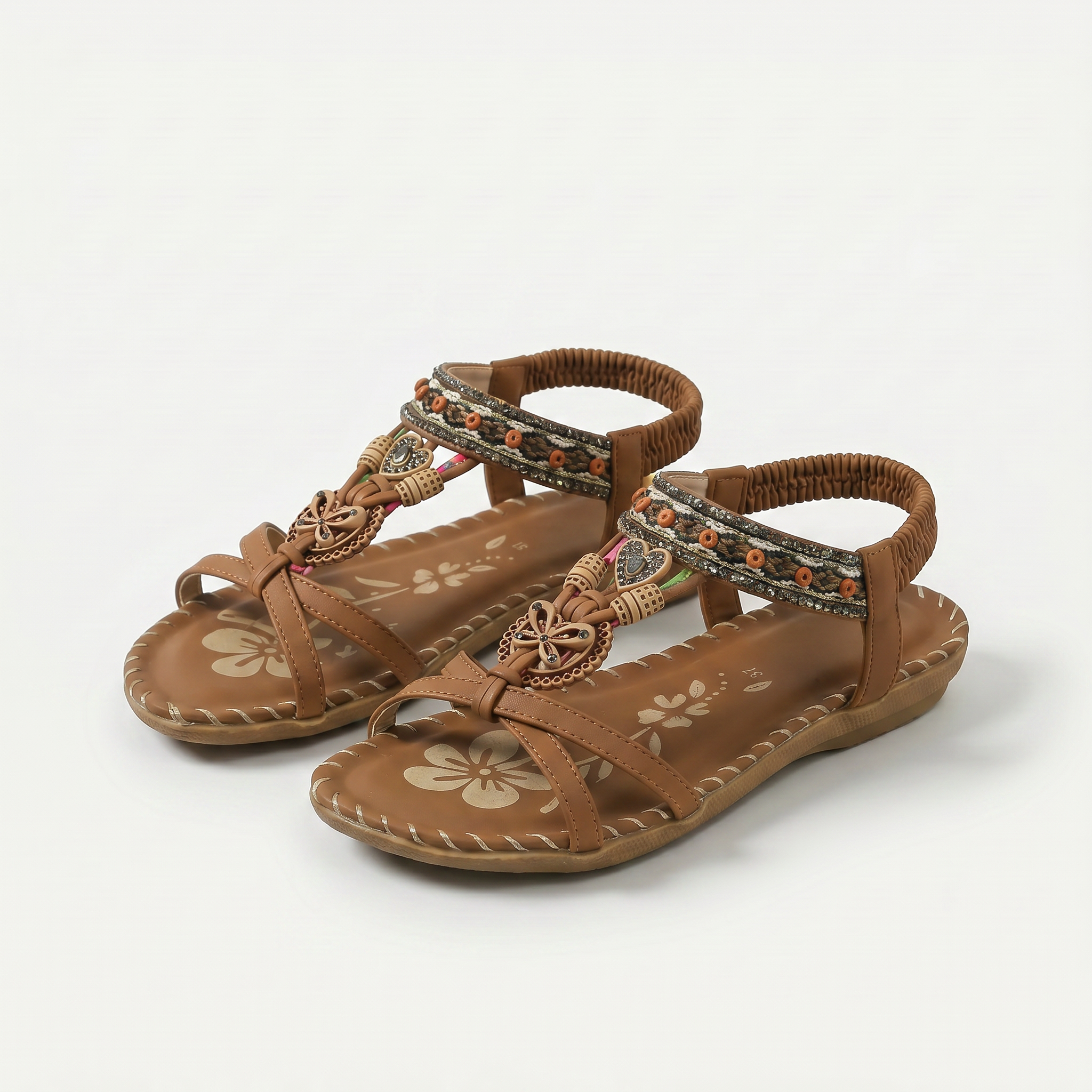 Nada – Orthopädische Sandalen im Ibiza-Stil für Komfort & Eleganz  - By Qivii