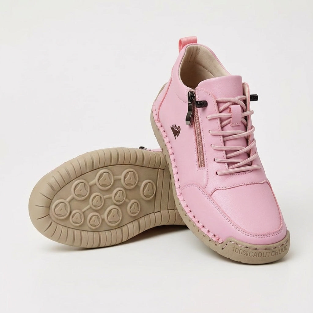 Mila  – Komfortable orthopädische Sneakers + Reißverschluss  - By Qivii