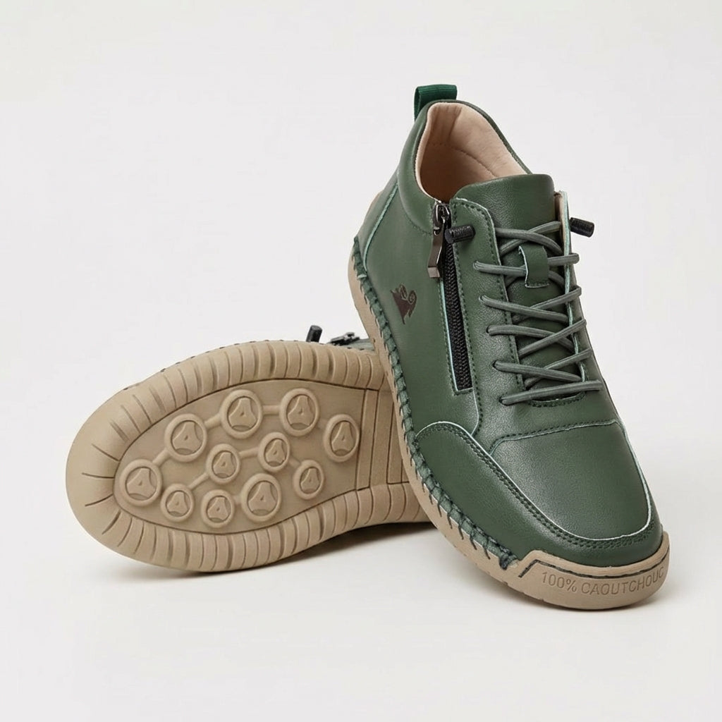 Mila  – Komfortable orthopädische Sneakers + Reißverschluss  - By Qivii