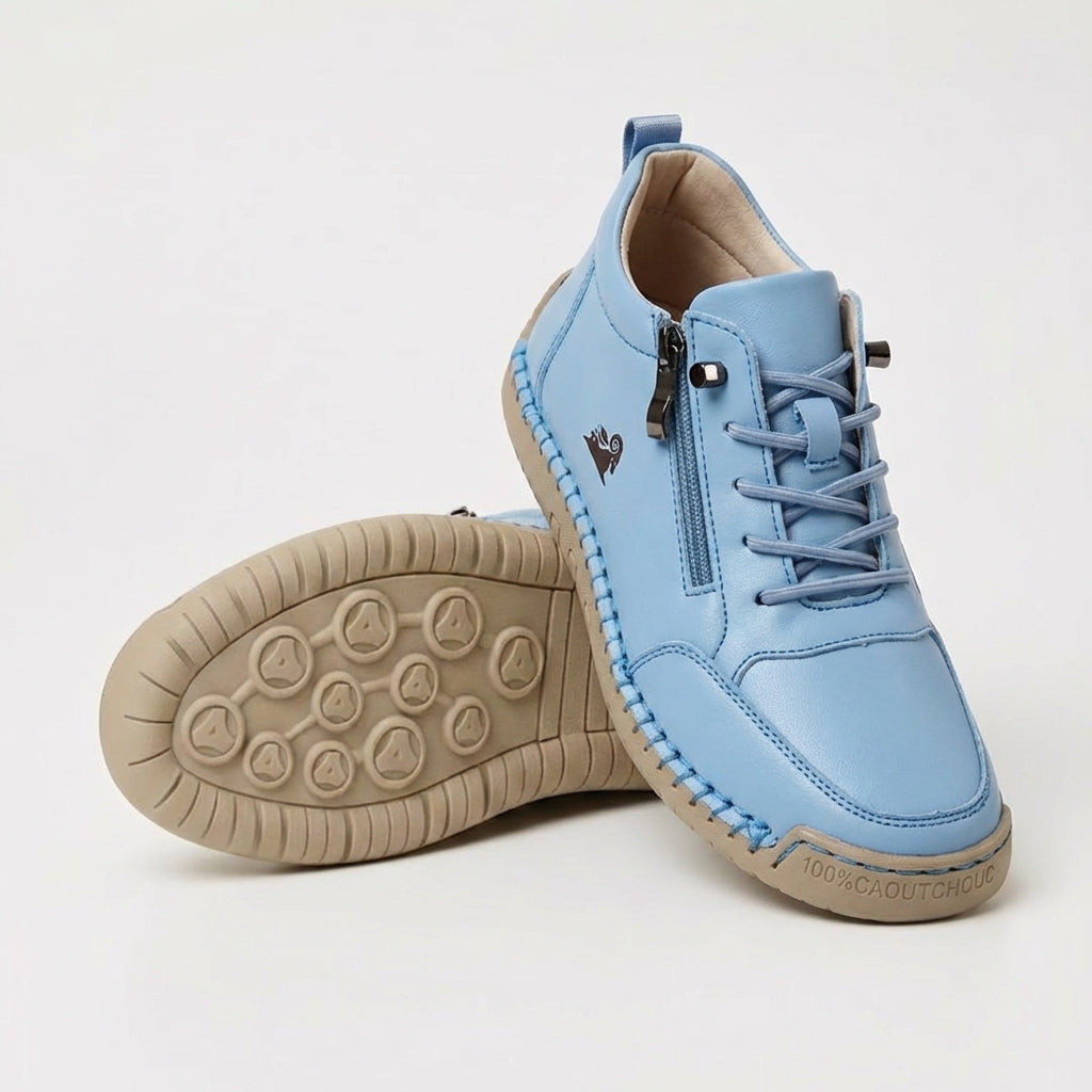 Mila  – Komfortable orthopädische Sneakers + Reißverschluss  - By Qivii