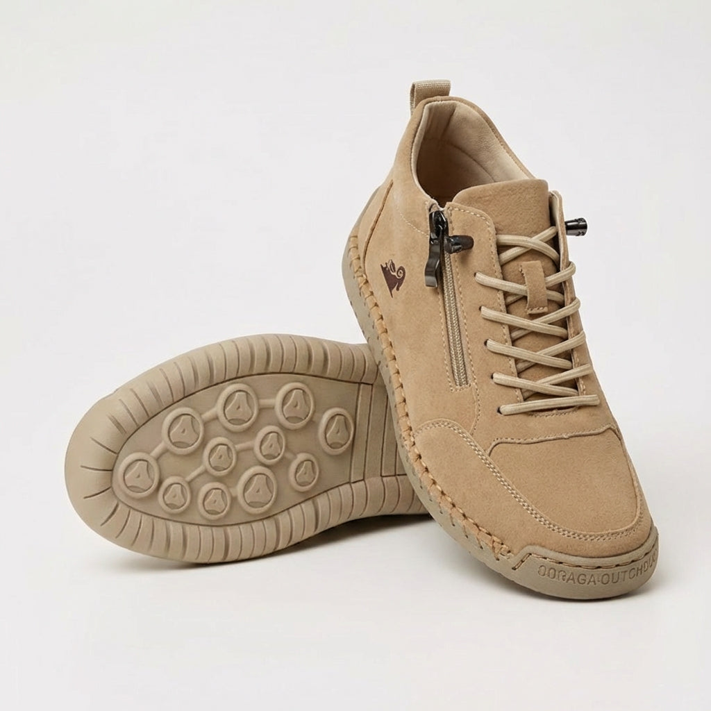 Mila  – Komfortable orthopädische Sneakers + Reißverschluss  - By Qivii
