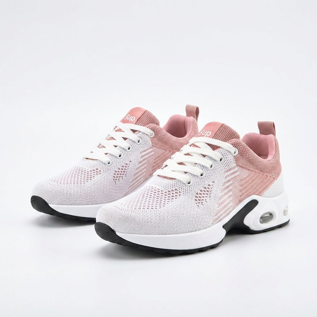 WalkMora Orthopädische Schuhe - Weiß Rosa  - By Qivii