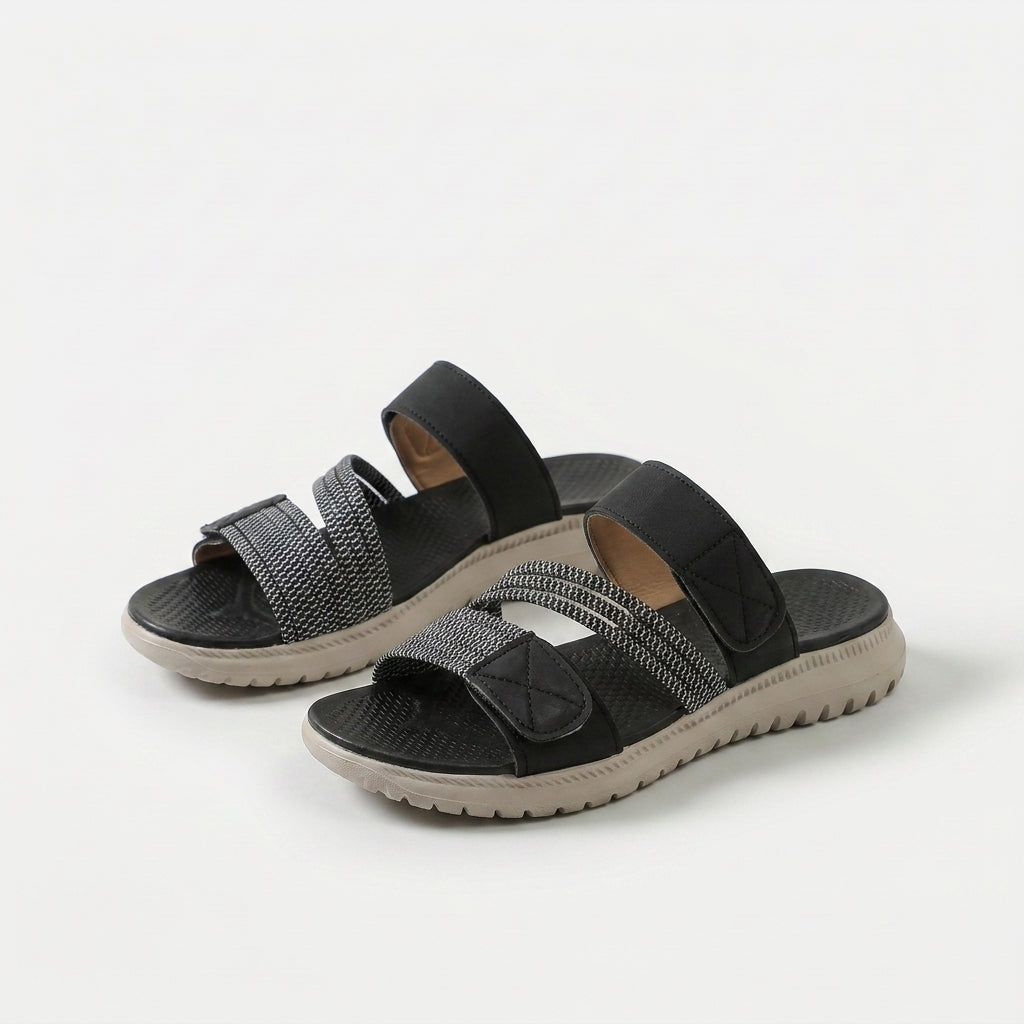 Cleo - Sportliche Komfort-Sandale mit Plateausohle  - By Qivii