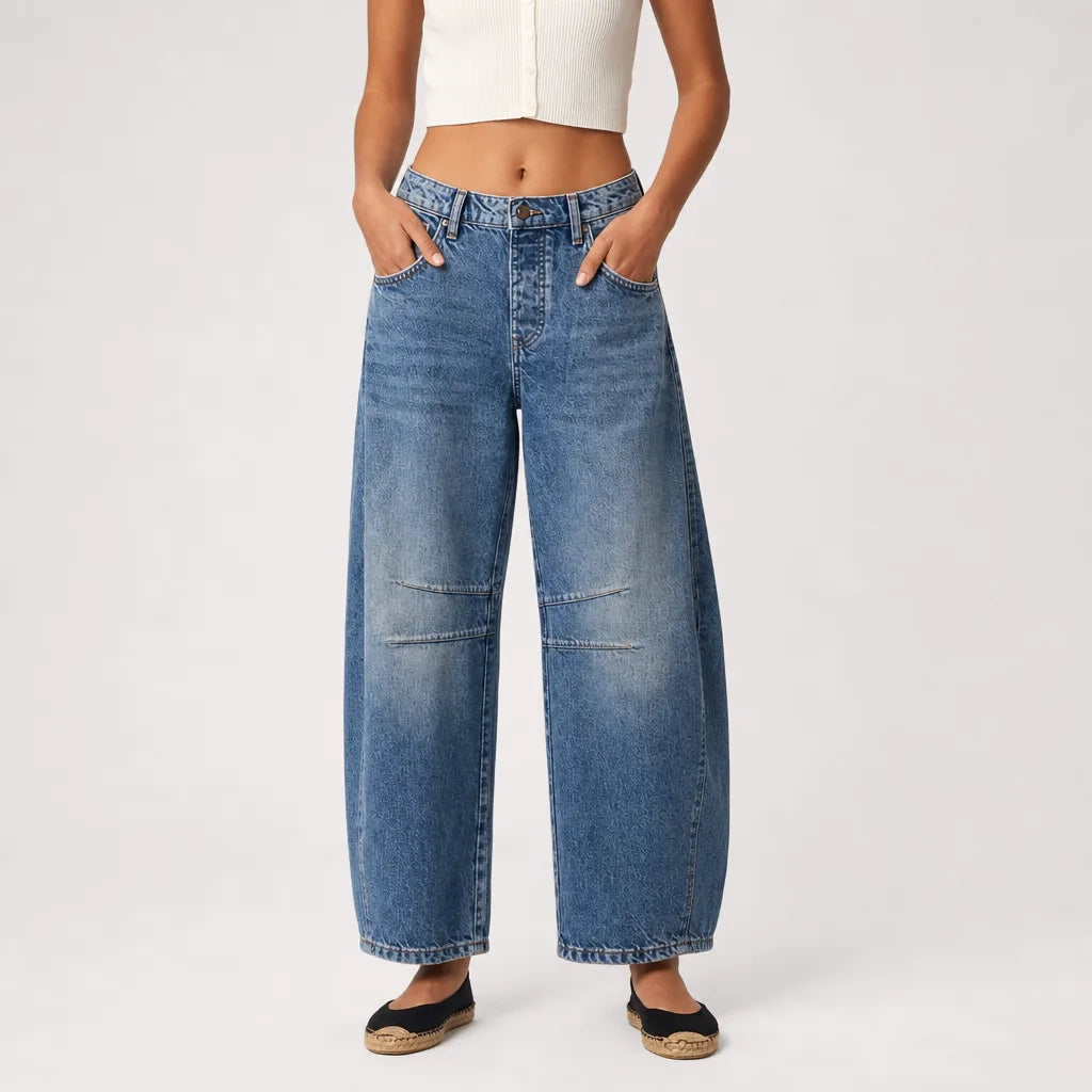 Naomi | Womens Baggy Wide Leg Jeans
