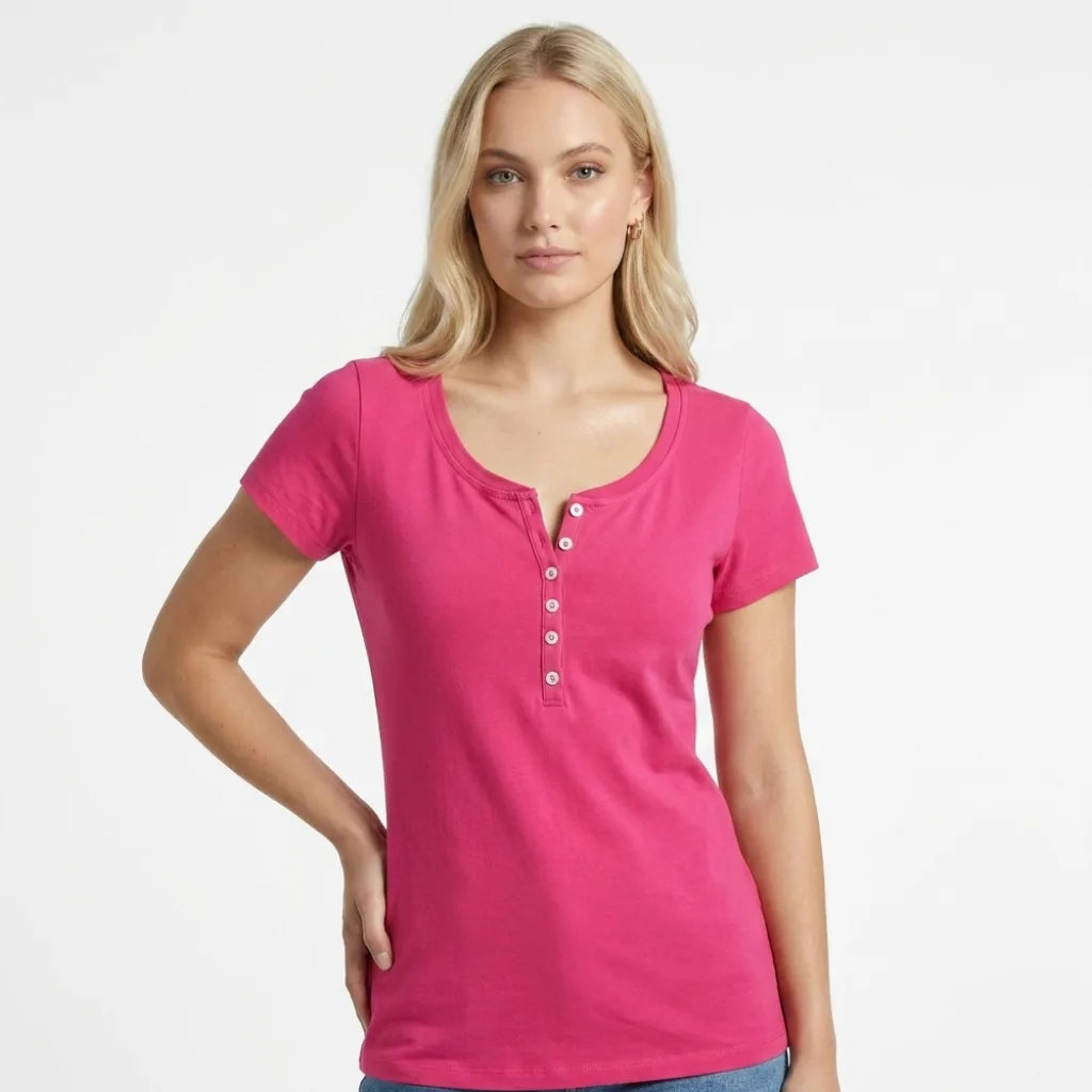 Natalia V Neck Tee