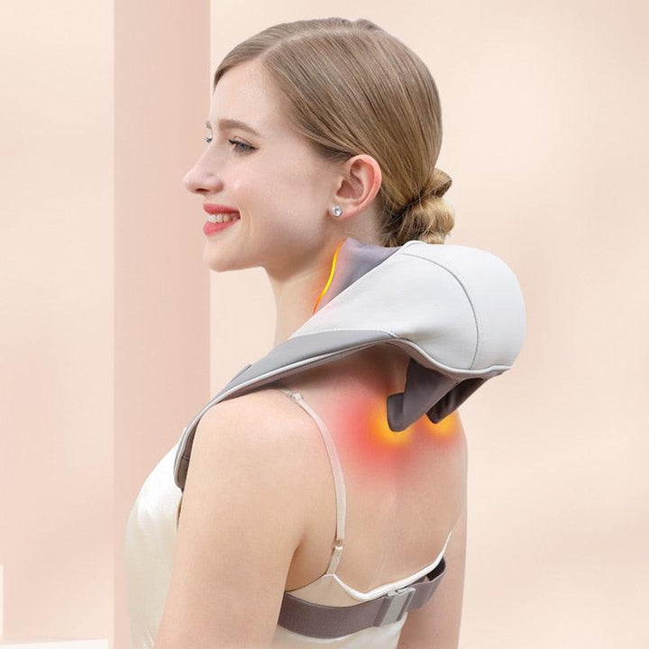 necksho™ Heated Neck and Back Electric Massager - qivii