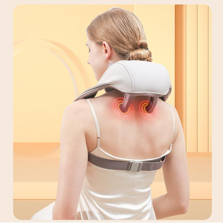 necksho™ Heated Neck and Back Electric Massager - qivii