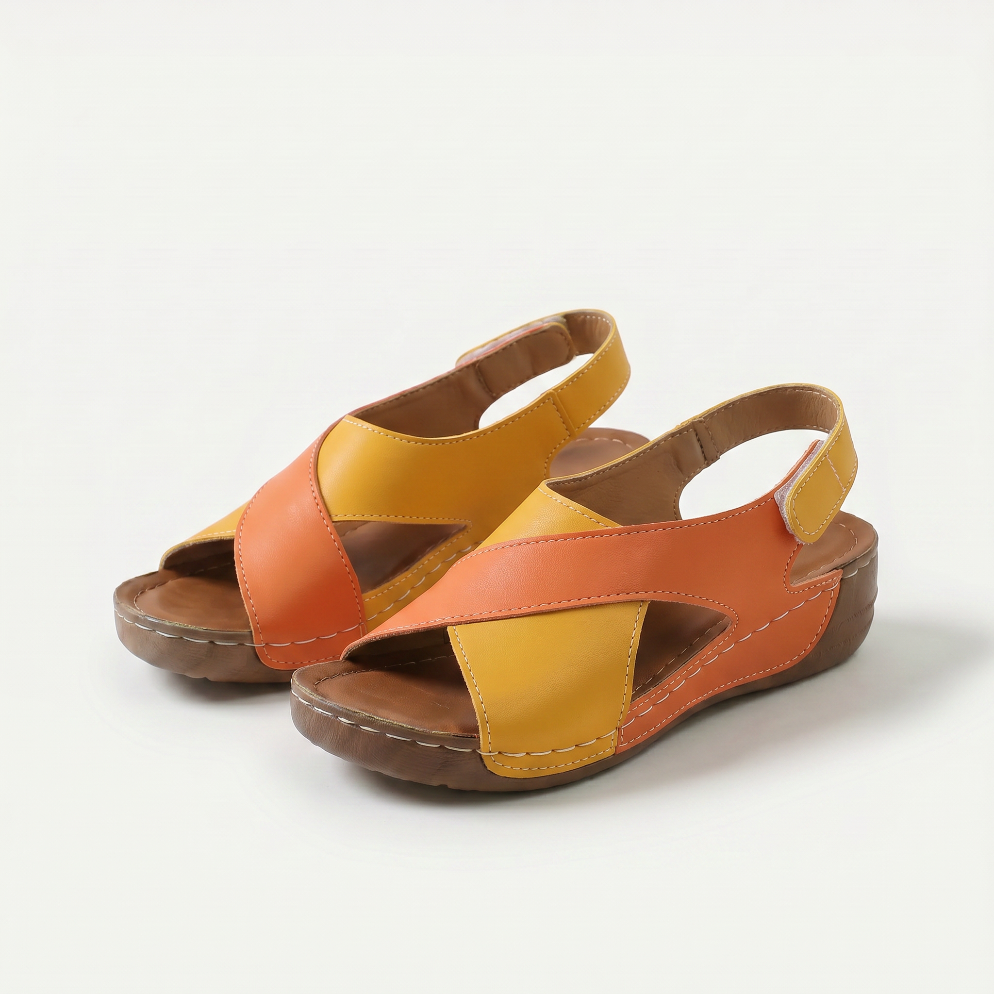 Nicole – Orthopädische Sandalen mit offener Spitze  - By Qivii