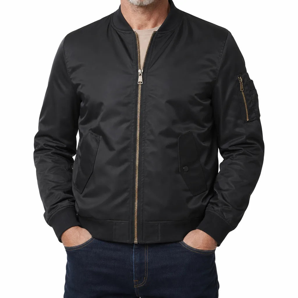 Nolan | Mens Warm MA-1 Bomber Jacket