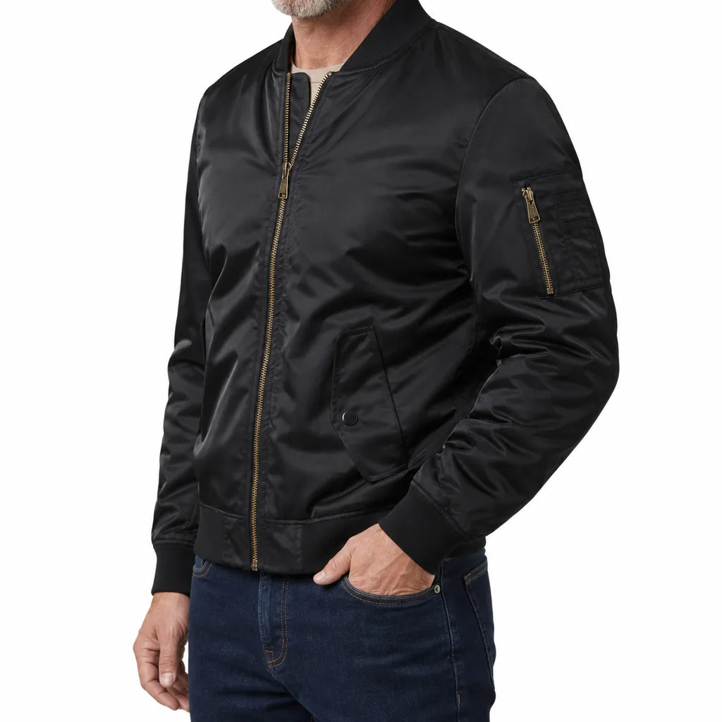 Nolan | Mens Warm MA-1 Bomber Jacket