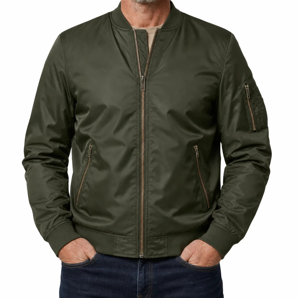 Nolan | Mens Warm MA-1 Bomber Jacket