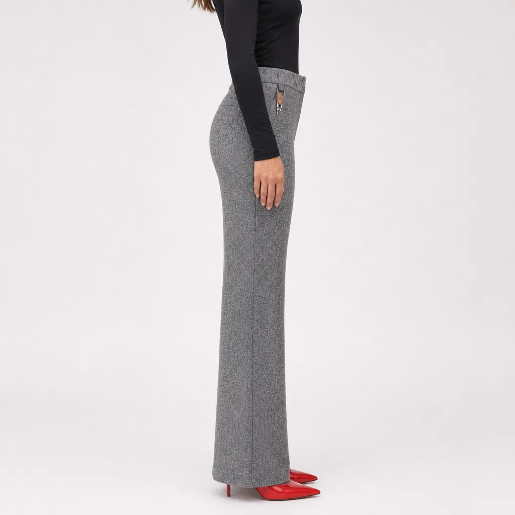 Odette | Womens Wool Flare Pants
