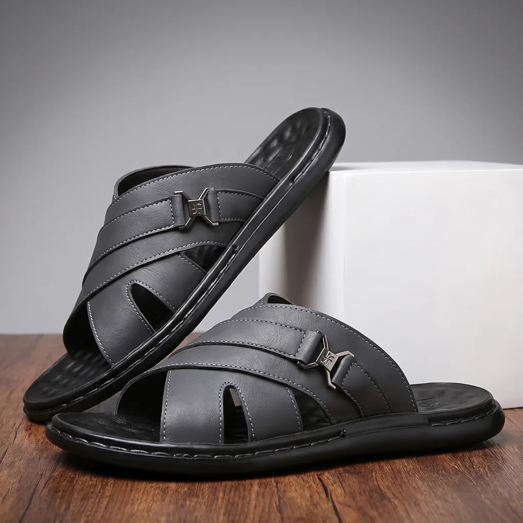 Oliver Open Toe Slides