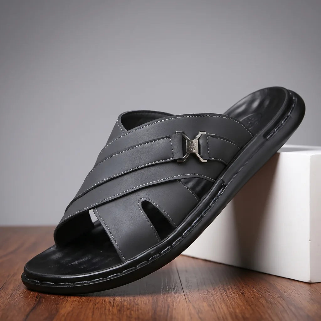 Oliver Open Toe Slides
