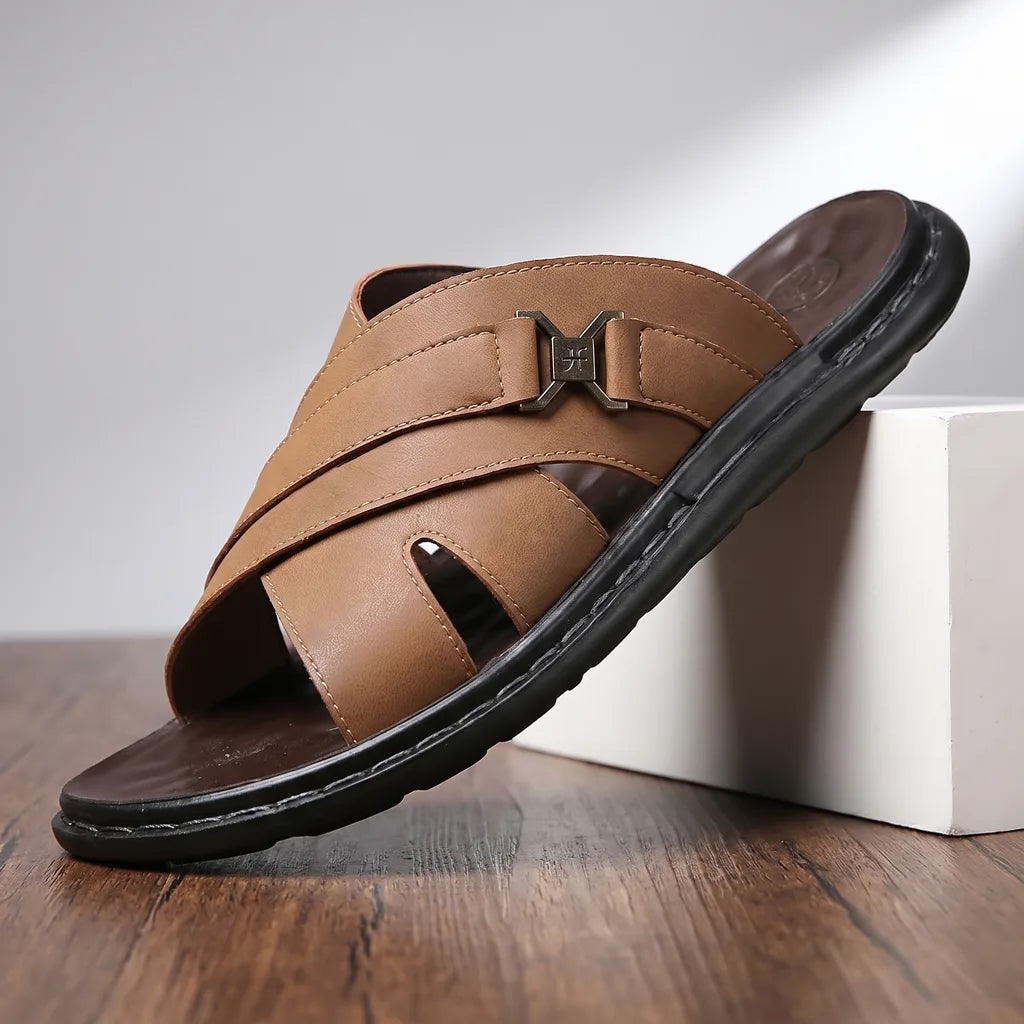 Oliver Open Toe Slides