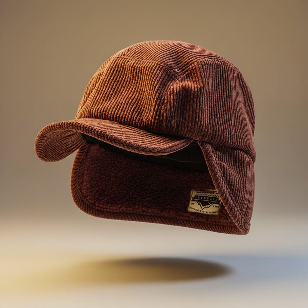 Casey Corduroy Earflap Cap  - By Qivii