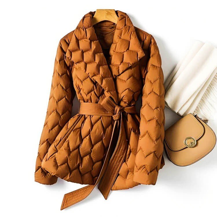 Isabella Quilted Down Coat  - By Qivii
