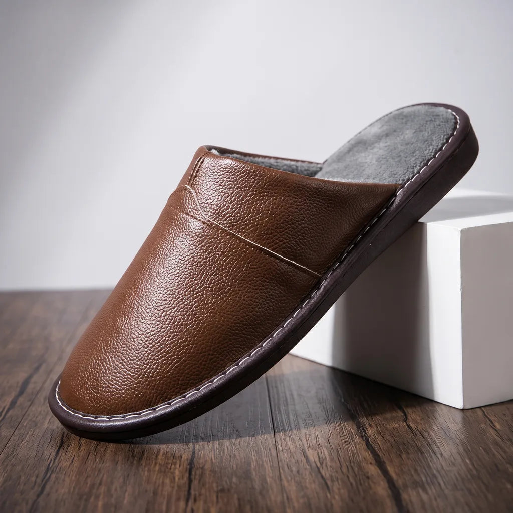 Otis | Mens Warm Fur Slippers