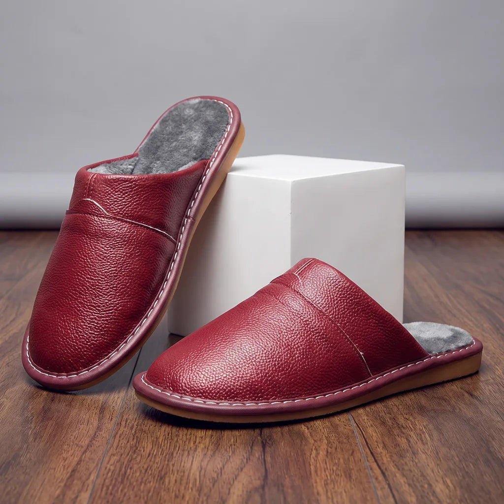 Otis | Mens Warm Fur Slippers