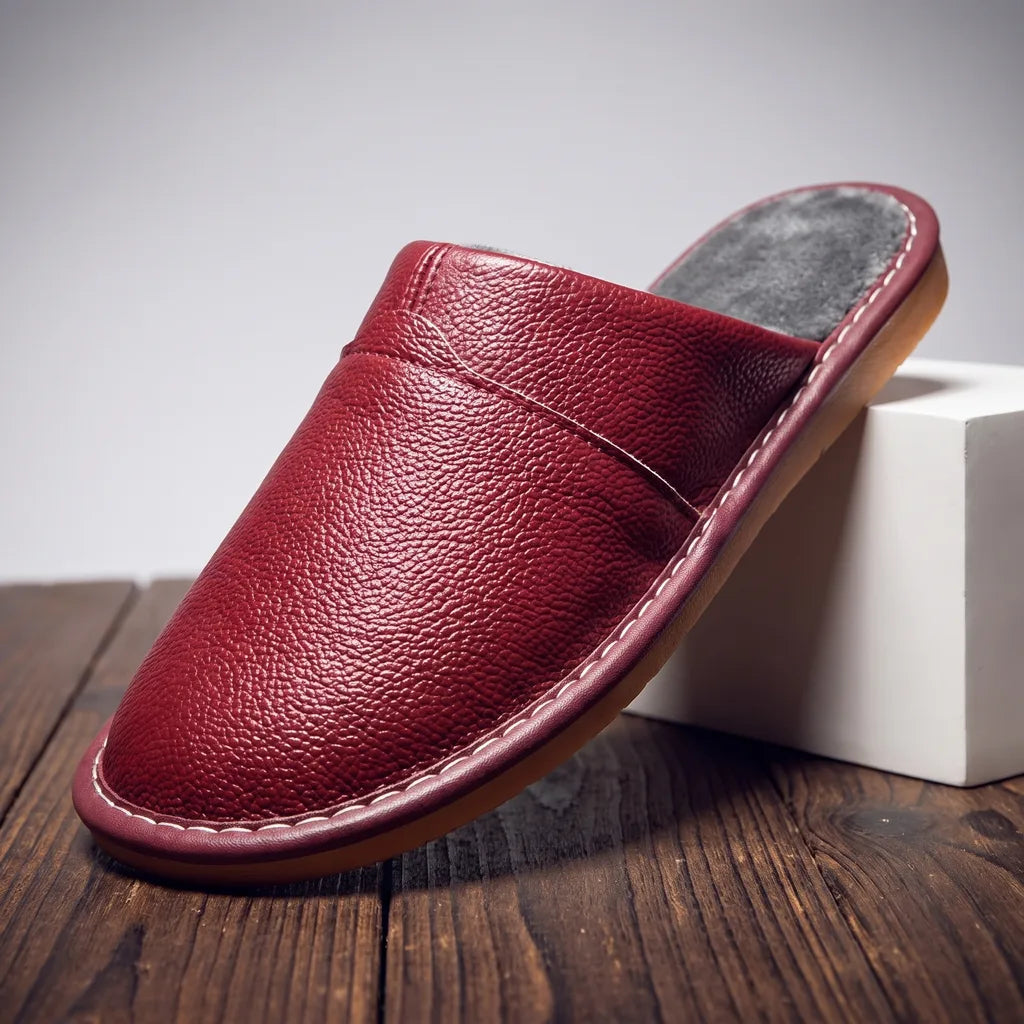 Otis | Mens Warm Fur Slippers