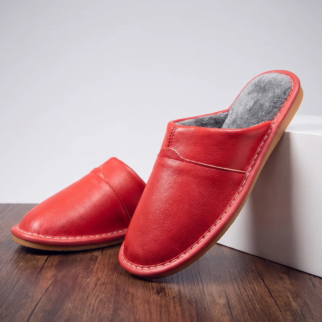 Otis | Mens Warm Fur Slippers