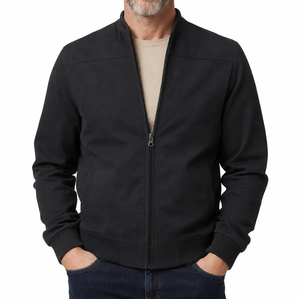 Owen | Mens Fall Suede Bomber Jacket