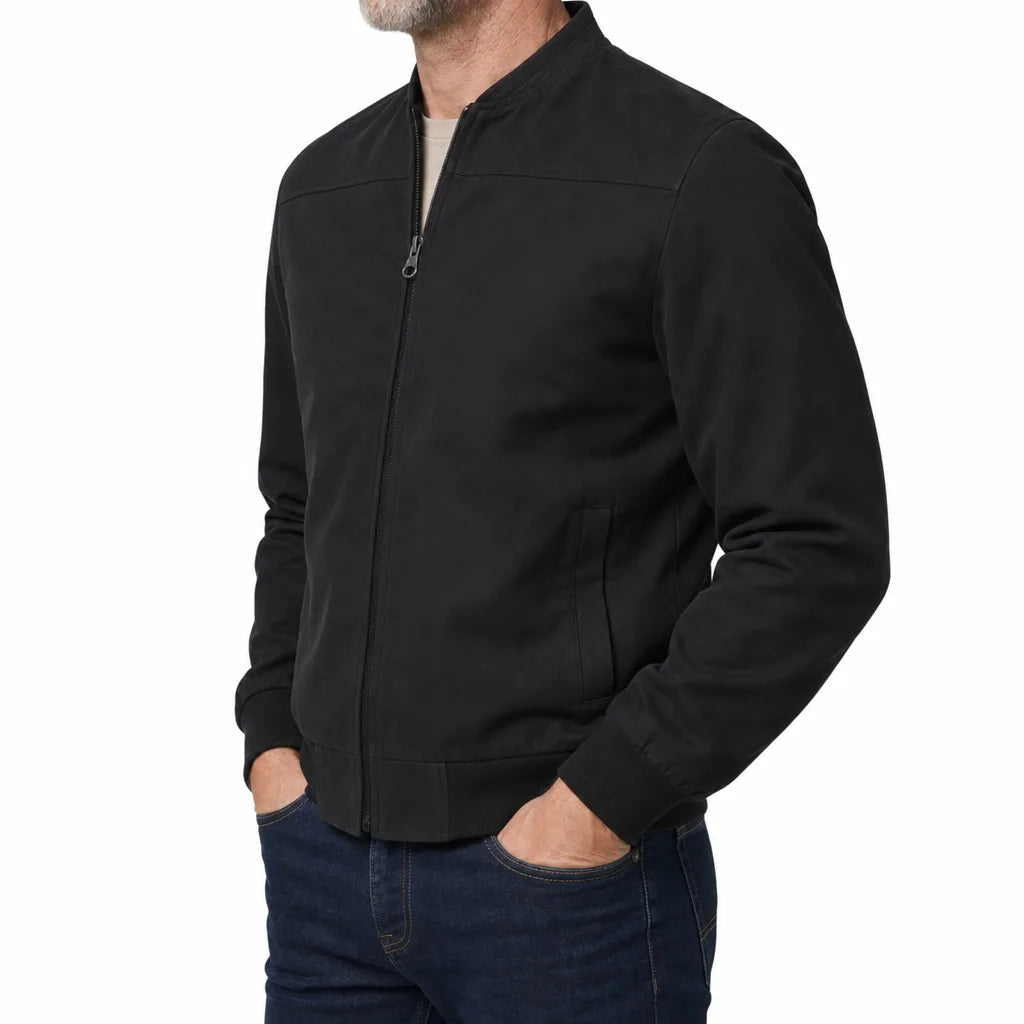 Owen | Mens Fall Suede Bomber Jacket