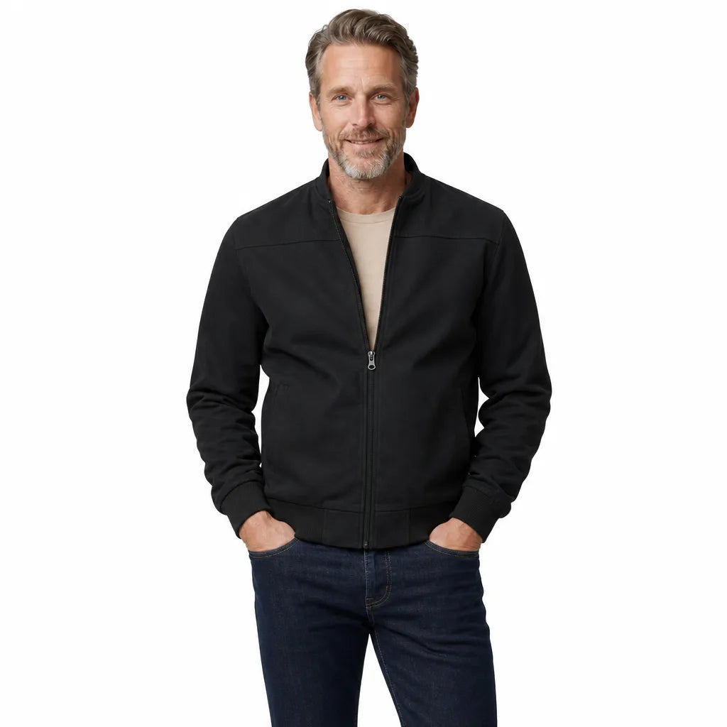 Owen | Mens Fall Suede Bomber Jacket