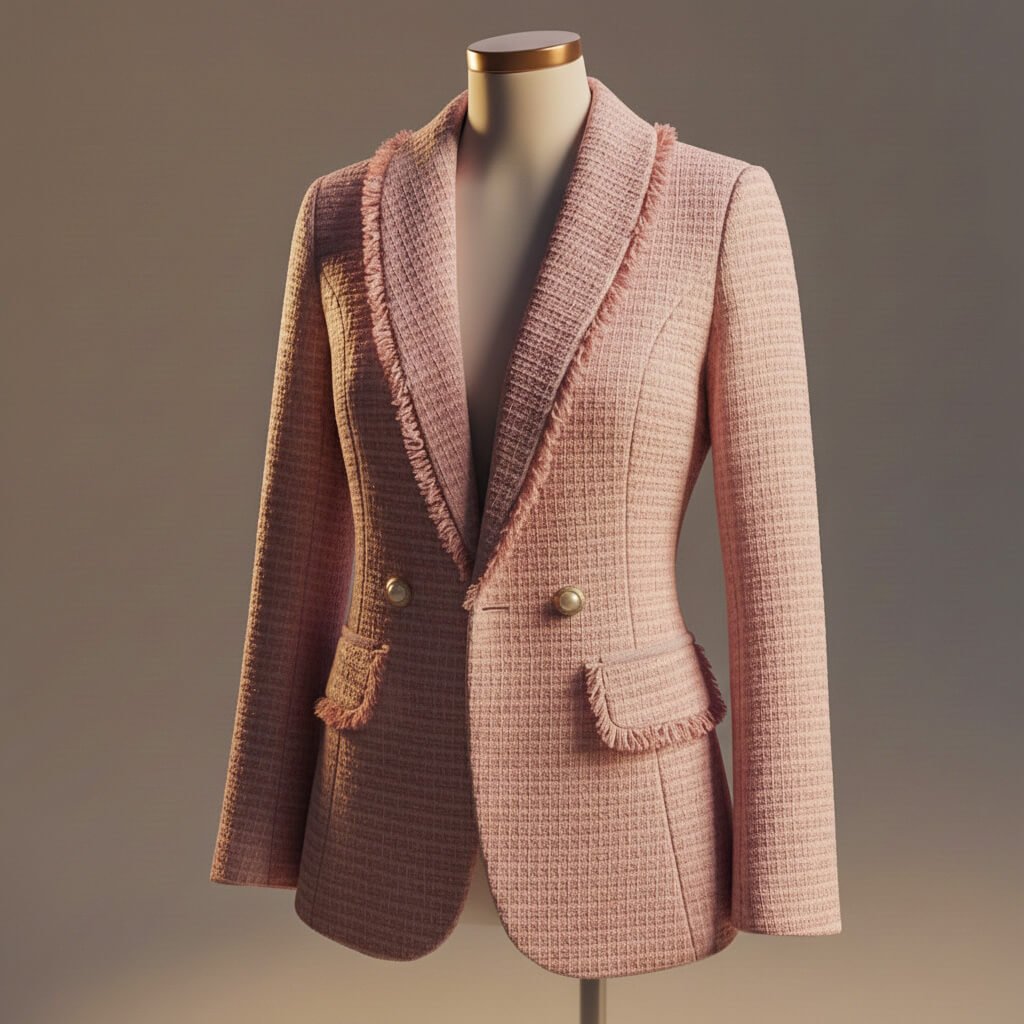 Avery Couture Boucle Blazer  - By Qivii