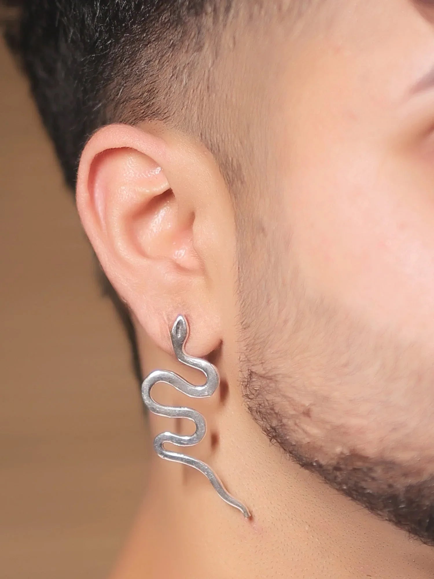 Zilpah Silver Western Earrings