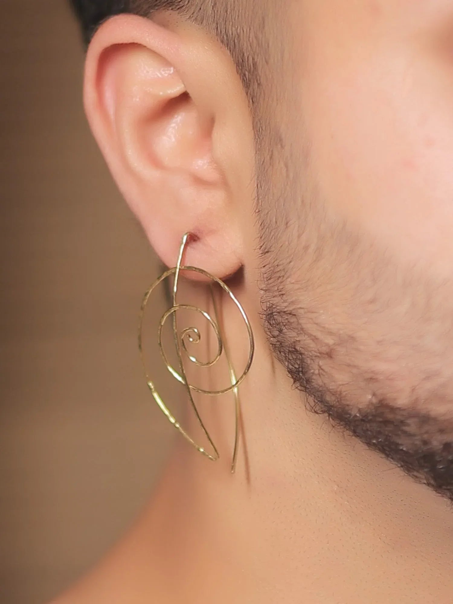 Nimare Golden Western Earrings