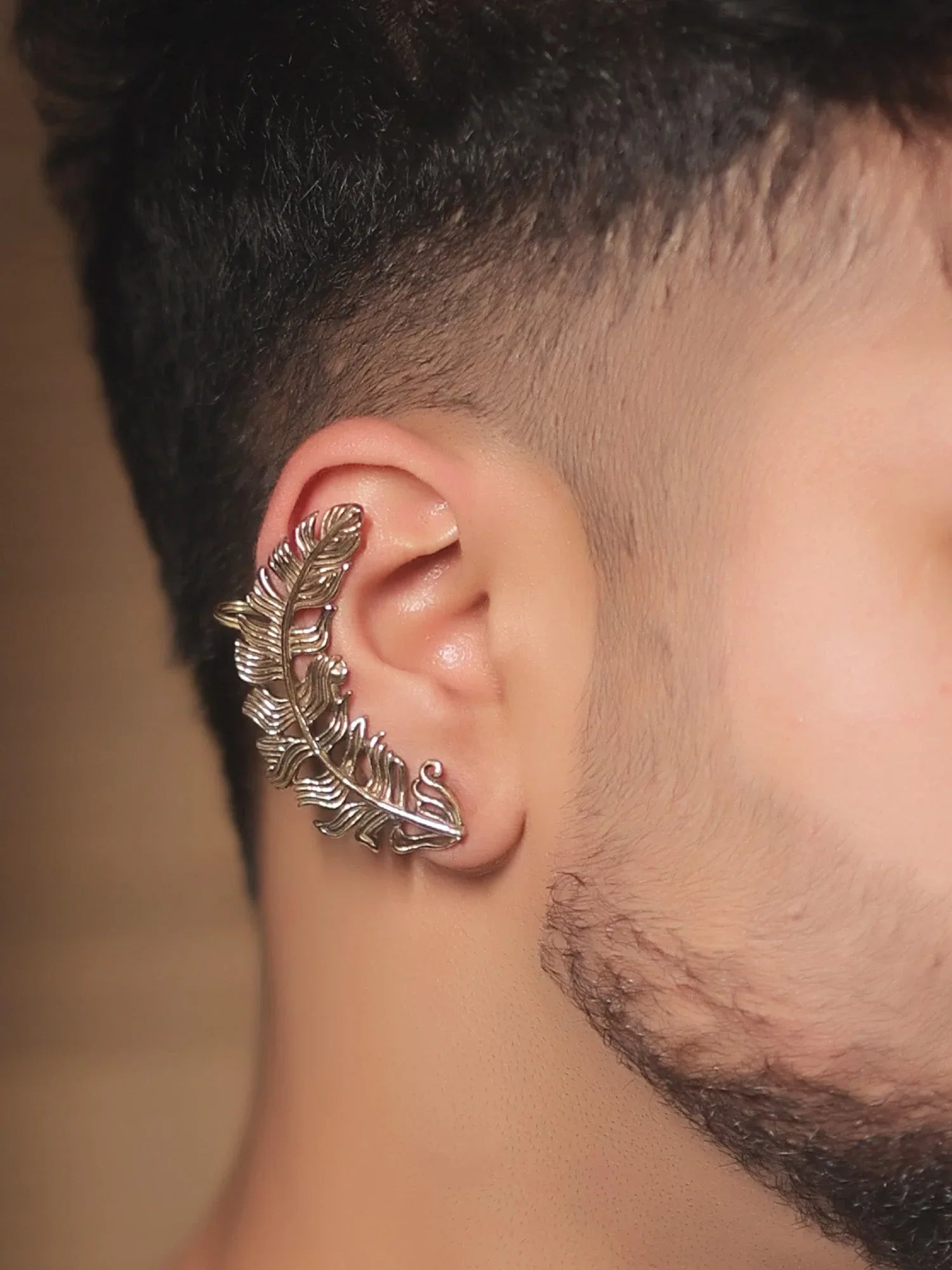 Prarika Golden Western Earrings