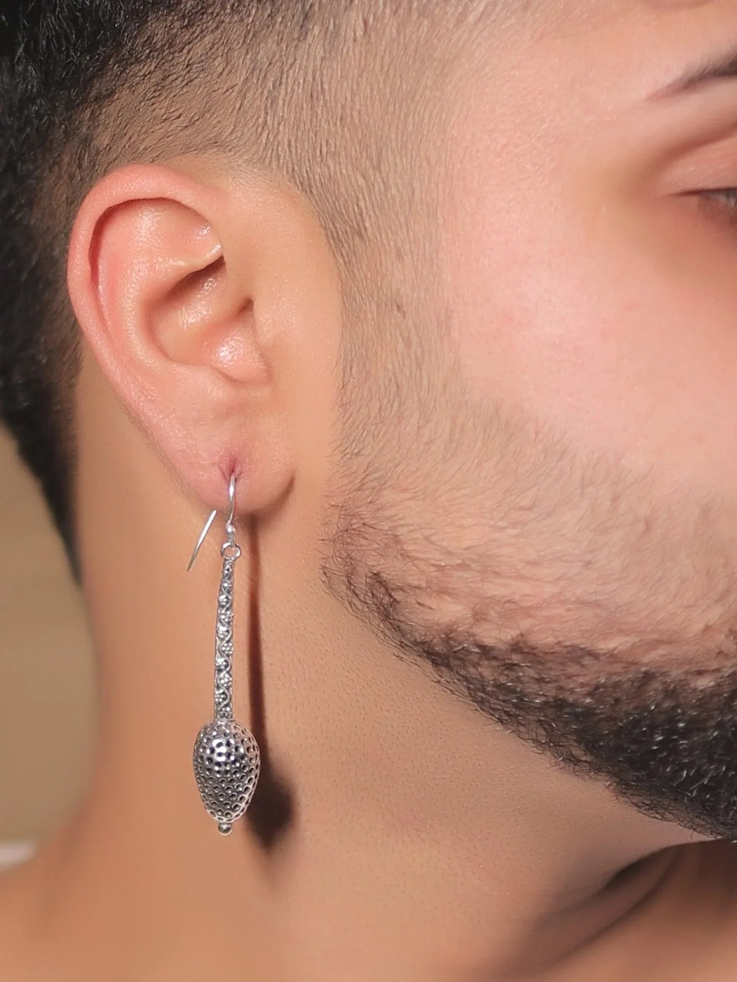 Bhumika Silver Western Earrings