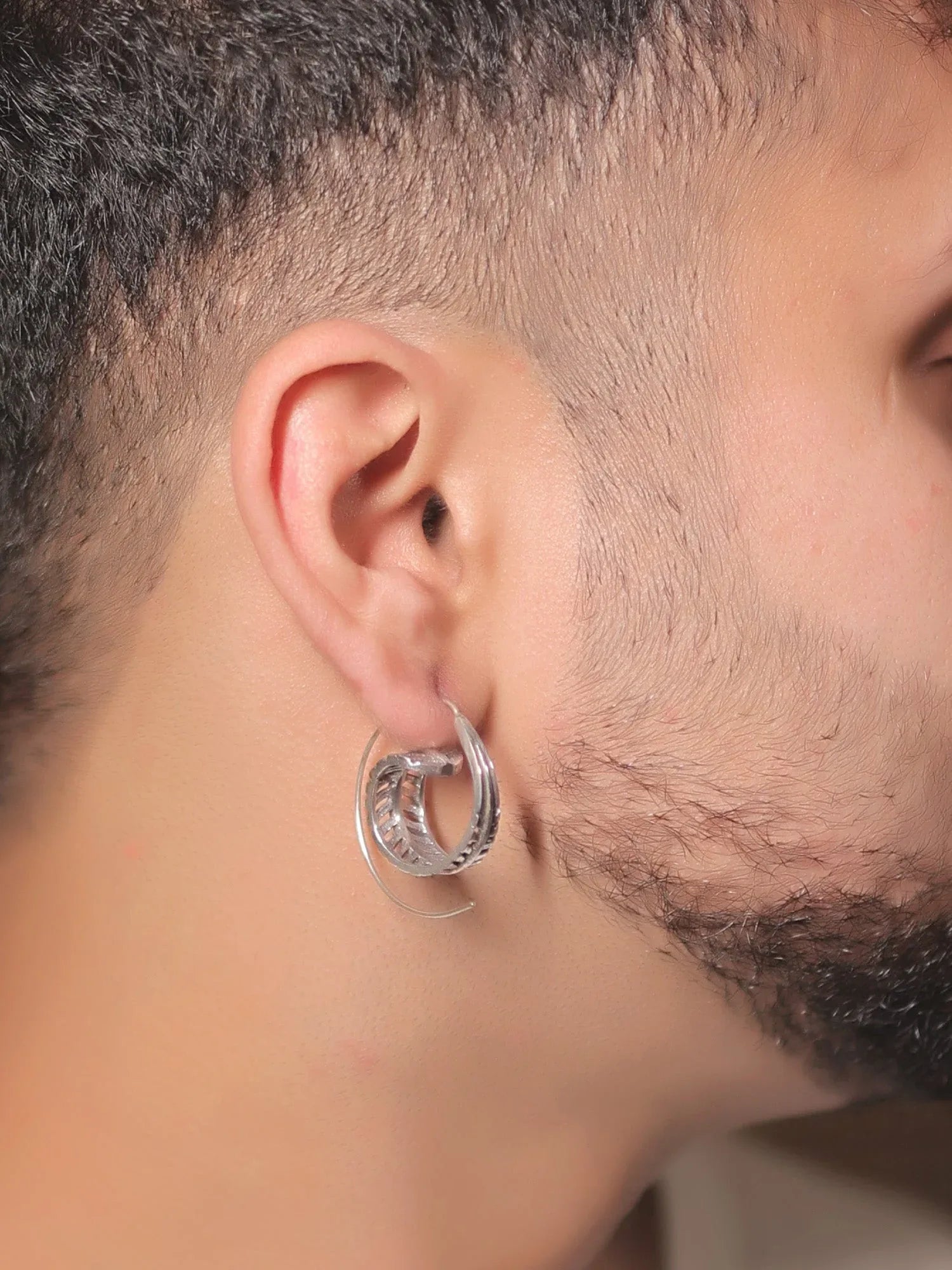 Ishnoor Silver Western Earrings