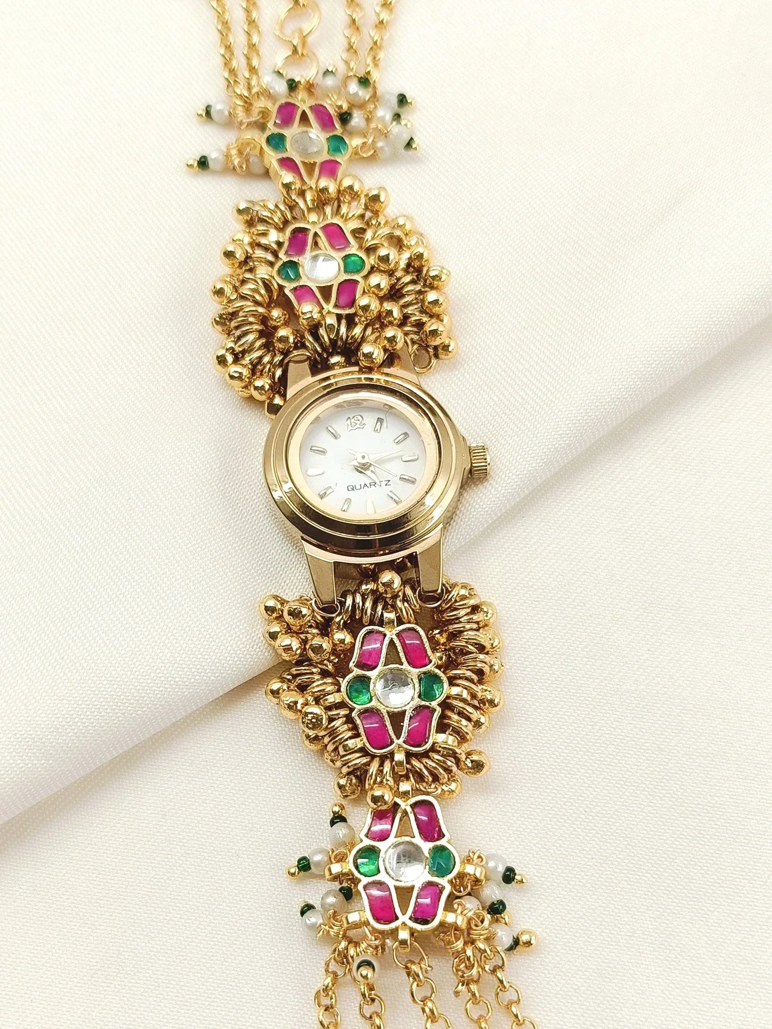Neelakshi's Paachi Kundan Watch