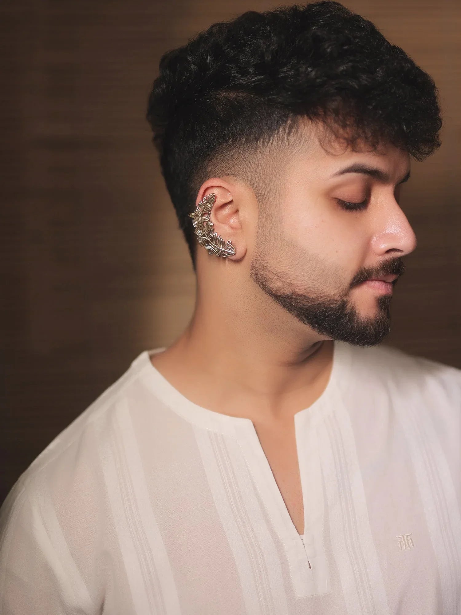 Prarika Golden Western Earrings