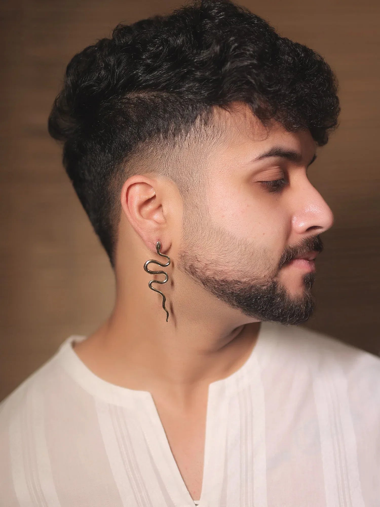 Leah Golden Western Earrings