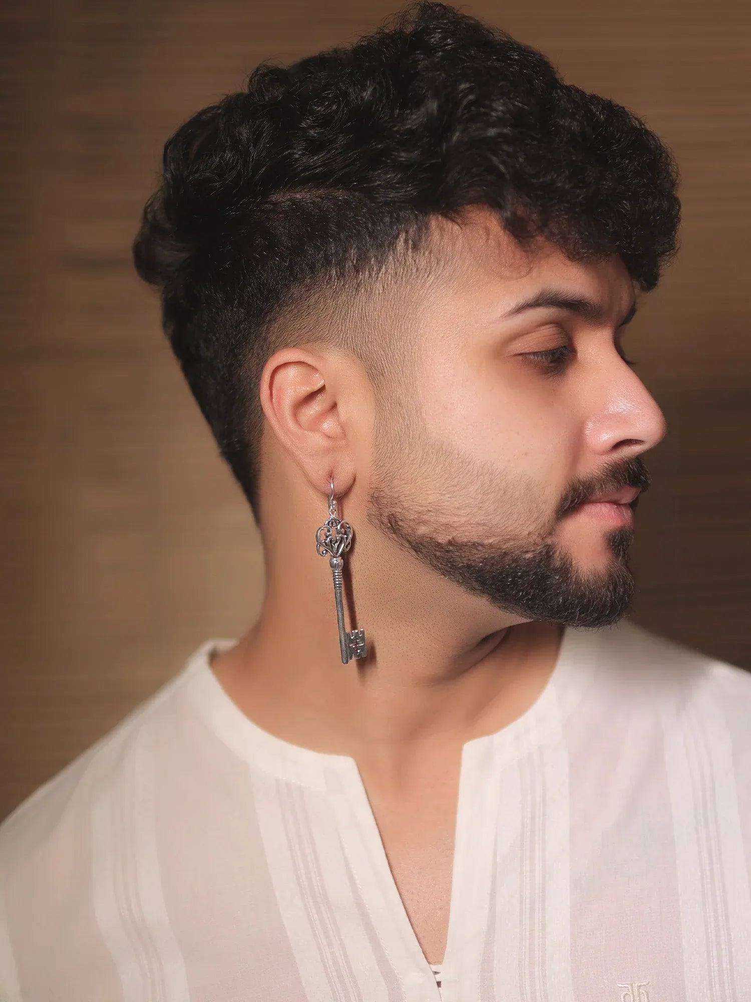 Jivanta Silver Western Earrings